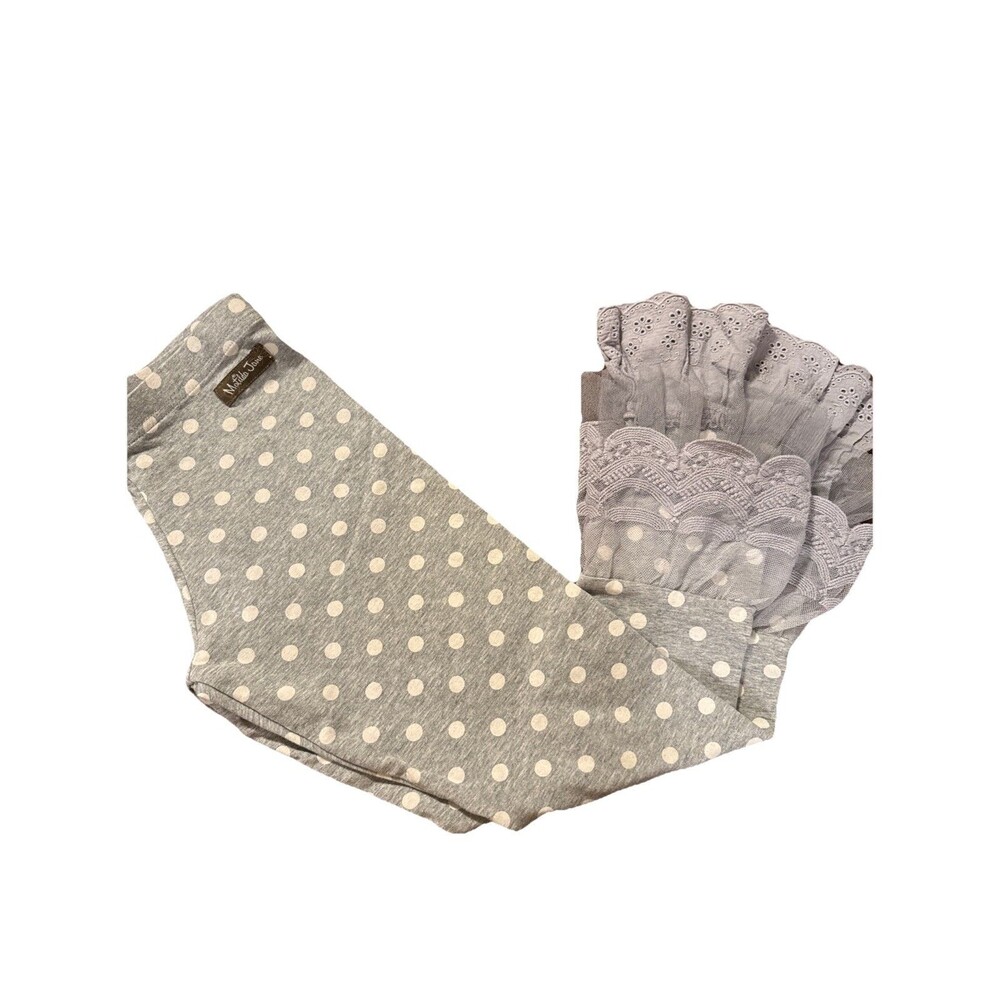 Matilda Jane Size 8 The Adventure Begins Balance Beam Bennys Gray Polka Dot